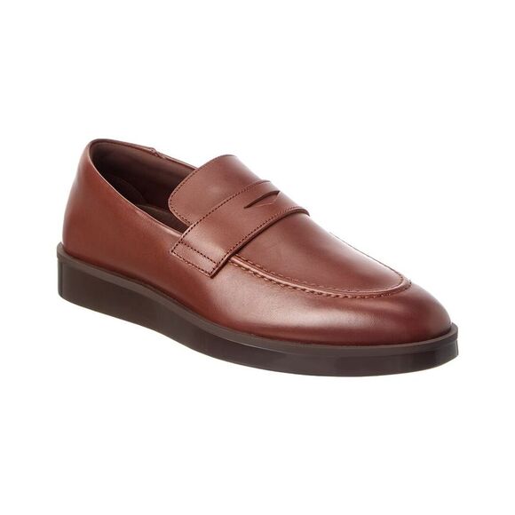 Wolf & Shepherd Closer Leather Loafer Brown